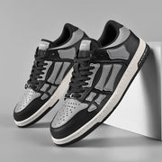 AIVIIRI Black and Gray Low-Top Sneakers