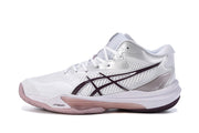 ASICS Sky Elite FF MT 3 White Watershed Rose Volleyball Shoes