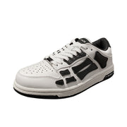 Spade A MFS003-111 White and Black Low-Top Sneakers