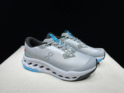 On Cloudsurfer Trail 2 Waterproof Trail Running Shoes Gray Blue