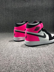 Jordan 1 High Valentine's Day Black Pink Sneakers