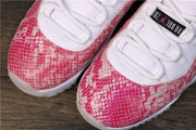 Air Jordan 11 Retro Low Pink Snakeskin Women's Sneakers