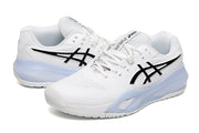 ASICS White and Black Court Sneakers