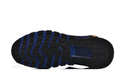 Nike Black and Blue Low-Top Sneakers