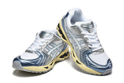 ASICS Gel-Kayano 14 Sneakers in Blue, Silver and White