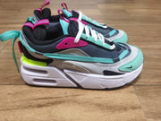 Nike Air Max Furyosa Sneakers in Teal, Gray and White