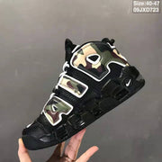 Nike Air More Uptempo Black Camo Sneakers 09JXD723