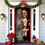 Door Cover Christmas Front Decoration – 17 Festive Styles | Santa, Snowman & More