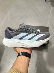 adidas Lightstrike Pro Running Shoes, Grey and White JS4489