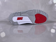 Nike Air Jordan 3 White Blue Elephant Print Sneakers