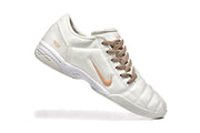 Nike Tiempo 90 White and Pale Yellow Sneakers