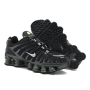 Nike Shox TL Sneakers in White and Red