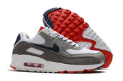 Nike Air Max 90 White Grey Red Sneakers