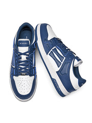 AIVIIRI Navy and White Low-Top Sneakers