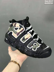 Nike Air More Uptempo Black Camo Sneakers 09JXD723