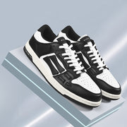 Aiviri Black and White Low-Top Sneakers FS003-004