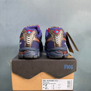ASICS GEL-KAYANO 12.1 Blue and Gunmetal Sneakers