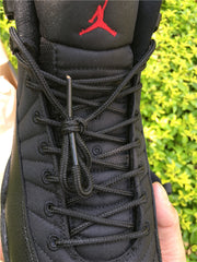 Jordan Air Jordan 12 Black Nylon High-Top Sneakers