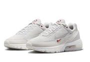 Nike White Grey Red Mesh Sneakers
