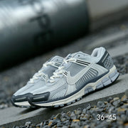 Nike Air Zoom Vomero 5 Sneakers in Light Gray and Navy