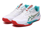 ASICS Court Shoes White Turquoise Red