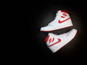 Nike Air Jordan 1 High White Red Sneakers