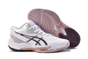 ASICS Sky Elite FF MT 3 White Watershed Rose Volleyball Shoes