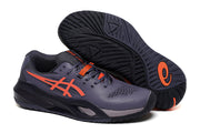ASICS Gel-Resolution Tennis Shoes Violet and Orange