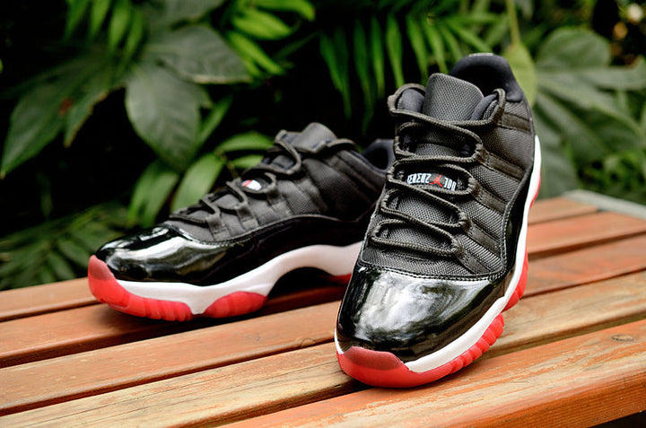 Jordan Air Jordan 11 Retro Low Black and Red Sneakers