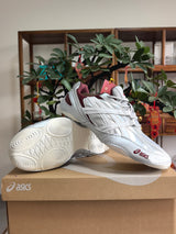 ASICS F2 Sneakers in Silver and Red