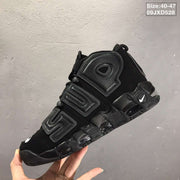 Nike Air More Uptempo Black Basketball Sneakers 09JXD528