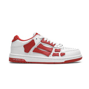 White and Red Low-Top Sneakers MFS003-124