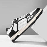 AIVIIRI MFS003-004 Black and White Low-Top Sneakers