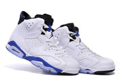 Jordan Air Jordan 6 High-Top Sneakers White and Blue
