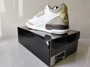Air Jordan 3 Retro SP Sneakers in Sail and Grey