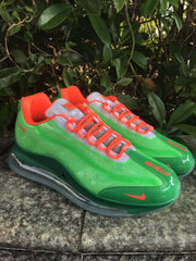 Nike Air Max 720 Green and Orange Sneakers