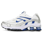 Nike Shox Ride 2 Sneakers in White, Gray and Red
