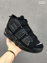 Nike Air More Uptempo Black Basketball Sneakers 09JXD528