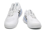 ASICS White and Black Court Sneakers