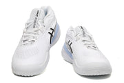 ASICS White and Black Court Sneakers