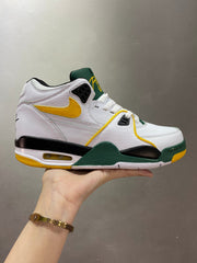 Nike Air Flight 89 Seattle White Green Yellow Sneakers