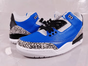 Jordan Air Jordan 3 Retro Blue Black and White Sneakers