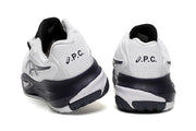 ASICS Gel-Resolution White and Navy Tennis Shoes