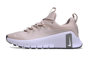 Nike Free Running Shoes in Taupe and White