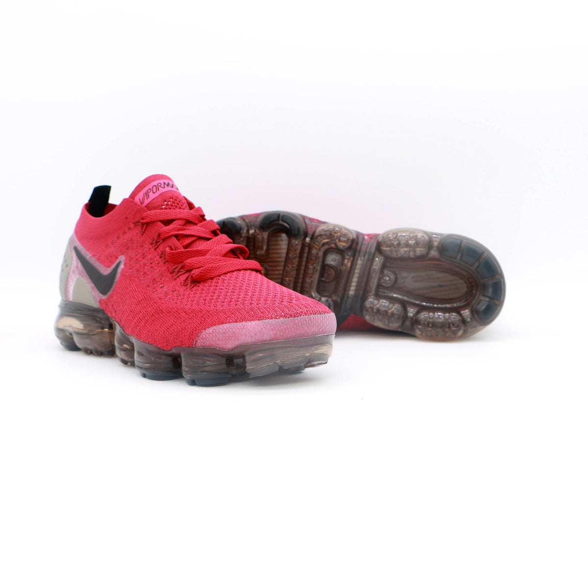Nike Air VaporMax Red Flyknit Sneakers