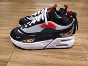 Nike Air Max 270 React Sneakers Black White Leopard