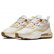 Nike Air Max 270 React CQ0208-101 Sneakers, Cream and Tan