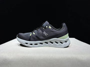 On Cloudsurfer Running Shoes in Black and Glacier