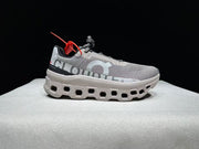 On Cloudmonster Sneakers in Cinder Fog