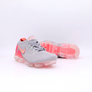 Nike Air VaporMax Flyknit Grey Pink Sneakers 942843-0059